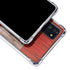 Canadian Flag Dark Wood Galaxy S20 FE Clear Case